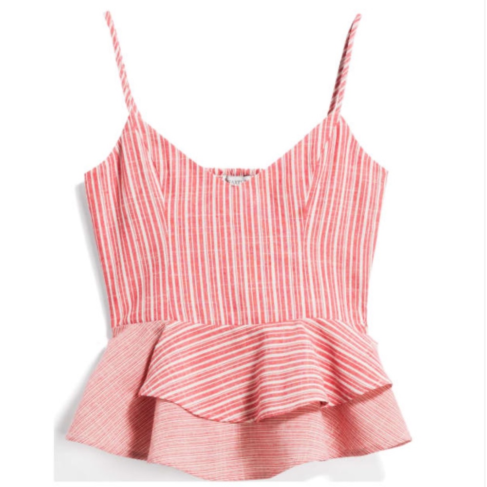 Heartloom Wachovia Peplum Cotton Top